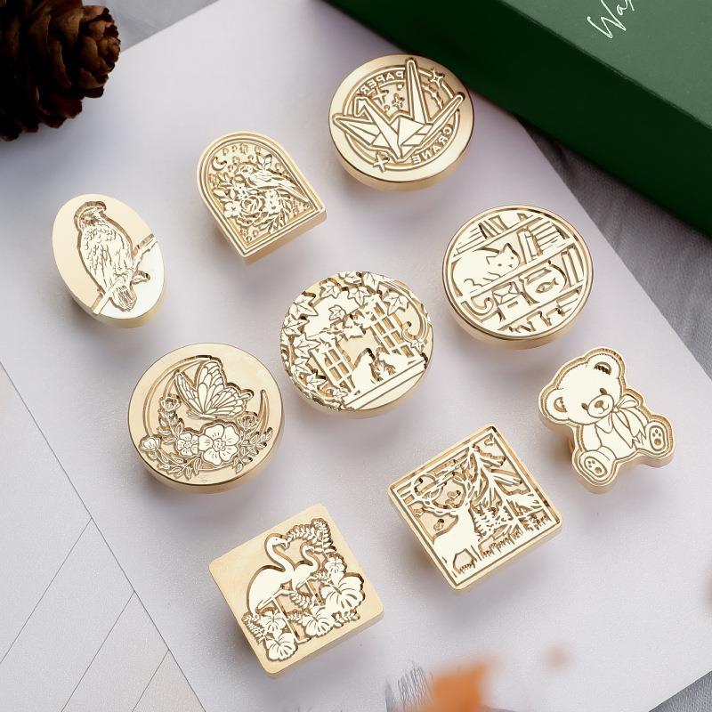 Wax Seal Stamp Set - Dier Botanische Lakzegel Stempel Klassieke Zegellak