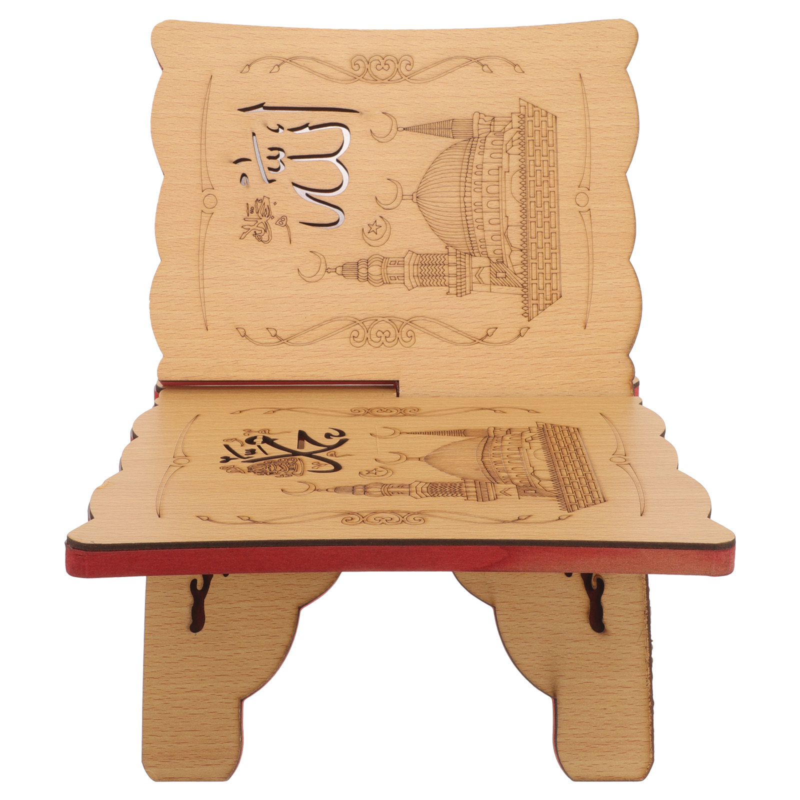 Magazine Holder Rack - Houten Koranhouder, leesstandaard, multifunctionele bureau-opberger voor