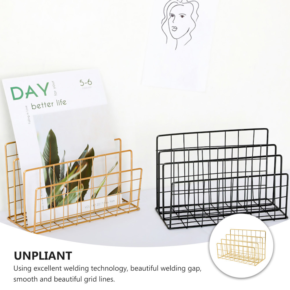 Desktop Metalen Brievenorganiz - Magazine Holder Rack recensie en prijs