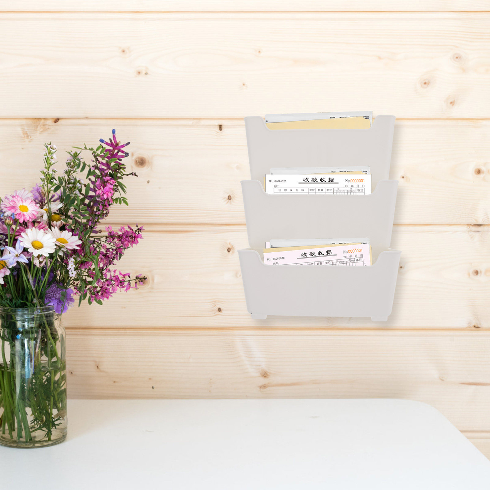 1 set transparante wandorganiz - Magazine Holder Rack recensie en prijs